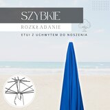 Plavi SUNCOBRAN ZA PLAŽU 240 CM SPRINGOS | shoptok.hr