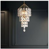 Quintiesse QN-MERIDIAN-9P-DG - Luster na lancu MERIDIAN 9xE14/40W/230V zlatna | Eponuda.com
