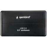 Gembird EE2-U3S-2 USB 3.0 externo kućište za 2.5'' SATA hard diskove, aluminium, crni | ePonuda.com