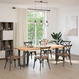  Noge za blagovaonski stol T-oblika 2 kom antracit 60x35x(72-73) cm čelik | shoptok.hr