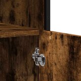 vidaXL Komoda dimljeni hrast 100x35x76 cm konstruirano drvo | shoptok.hr