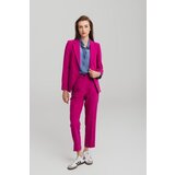 Legendww ženske ciklama pantalone ravnog kroja 256-2472-9909-3703 u
