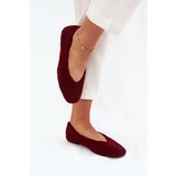 Boto Women's Ballerinas With Sheepskin Bordeaux Zimira | shoptok.hr