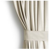 Restilo Bež zavjesa za djelomično zamračenje od samta 140x245 cm Pleat – | shoptok.hr