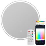 Ksix Oasis Smart Mirror, Protiv zamagljivanja 70cm, zvučnik, RGB + topla bijela | shoptok.hr