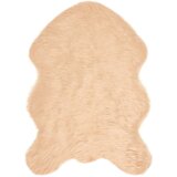  Lažni Ovčji Tepih Bež 60 x 90 cm Poliester Cijene