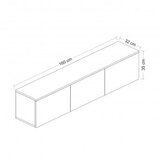Hanah home Neon - White TV omarica, (20783459) | Shoptok.si