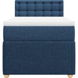  Krevet s oprugama i madracem plavi 80x200 cm od tkanine | shoptok.hr