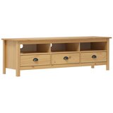  The Living Store TV omarica Hill medeno rjava 158x40x47 cm trdna borovina - TV Omarica, (21555229) | Shoptok.si