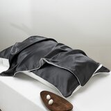 INF Prevleka za blazino iz 100 % murvine svile DarkGrey, (21536747) | Shoptok.si