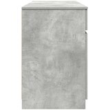  Stol s ladicama Beton siva 140 x 49 x 76 cm Konstruirano drvo | Eponuda.ba