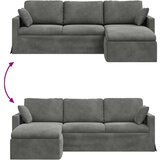 SOFA Kavč Temno siva, (5000145812) | Shoptok.si