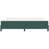 Krevet s opruga kutije Tamnozelena 200 x 200 cm tkanina | Eponuda.com