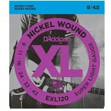  ŽICE ZA ELEK.GITARU DADDARIO EXL120 9-42 02858 | Eponuda.ba