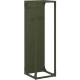 vidaXL stojalo za drva olive green 25x25x80 cm hladno valjano jeklo, (21827285) u
