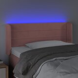  LED uzglavlje ružičasto 103x16x78/88 cm baršunasto | Eponuda.com