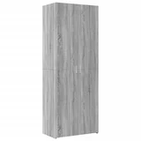 Maison Chic Visoka omara - Komoda - Predalnik siva sonoma 70x42,5x185 cm inženirski les, (21721515)