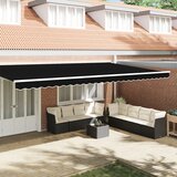 vidaXL Tende Valance za 6 m okvir Črna 5.8x0.2 m Cene