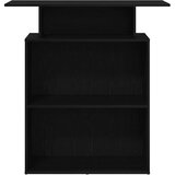  Recepcijski stol crni 100x40x104 cm izrađeno drvo | shoptok.hr