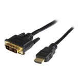 StarTech.com HDDVIMM2M prilagodnik za video kabel 2 m HDMI DVI-D Crno | Shoptok.si