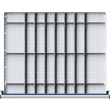 ANKE Komplet razdelilnikov za predale ŠxG 750 x 600 mm, ⅛-delitev, za višino sprednjega dela 60 mm | Shoptok.si
