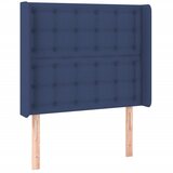 Maison Chic vzglavna omarica - nočna omarica - posteljna omarica z ušesi modro 93x16x118/128 cm blago, (21711342) | Shoptok.si