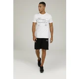 Kinetix SN995 BRIAN SLOGAN T-SHIR WHITE Man Sleeve T-Sh