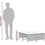  5-dijelni set vrtnih sofa s jastucima poliratan smeđi | shoptok.hr