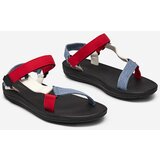 Resti Red Women's Ojo Fabric Sandals | ePonuda.com