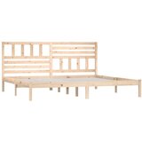  Posteljni okvir iz trdne borovine 200x200 cm, (20601659) | Shoptok.si