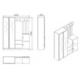 Hanah home stalak za hodnik DD8 - aa | ePonuda.com