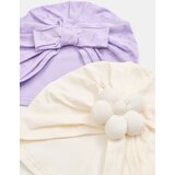 Sinsay Pamučni turban s cvijetom i mašnom – pakiranje 2 kom | shoptok.hr