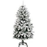  Umjetno božićno drvce 150 LED sa šarkama i kuglicama 120 cm | shoptok.hr