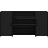  Recepcijski stol crni hrast 200x50x103 5 cm konstruiranog drva | shoptok.hr