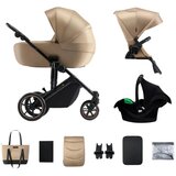 Kinderkraft kolica za bebe 3u1 Prime 2 Pro Beige, 0m+ Cene