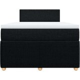  Krevet box spring s madracem crni 120 x 190 cm od tkanine | shoptok.hr