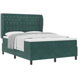  Krevet s opruga kutije Tamnozelena 200 x 140 cm Baršun | shoptok.hr