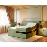 Welnova POSTELJA BOXSPRING 180 cm x 200 cm , tekstil zelena | Shoptok.si