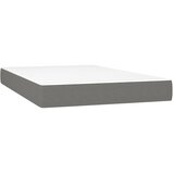  s oprugama i madracem tamnosivi 120 x 200 cm od tkanine | shoptok.hr