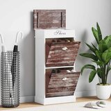 Ormarić za cipele smeđi 50 x 28 x 98 cm od drva paulovnije | shoptok.hr