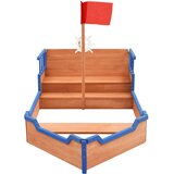  Pješčanik u obliku gusarskog broda od jelovine 190x94,5x101 cm | Eponuda.com