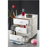 Hermia Organizator za šminku Byv, 21x21x16cm, Beli | Eponuda.com