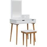  Set toaletnog stolića FAUSKE 4 kom. Bijela 76 x 50 x 143 cm | shoptok.hr