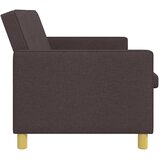  Krevet-sofa na razvlačenje Tamno smeđa Tkanina | shoptok.hr