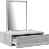  Toaletni stol s ladicama Siva 60 x 40 x 70 cm Konstruirano drvo | Eponuda.com