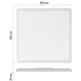  LED plafonsko svetlo FLORI LED/22W/230V 4000K belo 42x42 cm | Eponuda.com