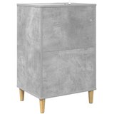  Stalak za gramofon Betonska siva 47 x 39,5 x 74,5 cm | shoptok.hr