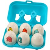  Set of Six Geometric Dinosaur Eggs Colorful | shoptok.hr