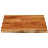 Stolna ploča 60x60x3,8 cm četvrtasta od bagrema sa živim rubom | shoptok.hr