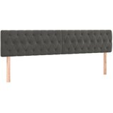  s oprugama i madracem tamnosivi 180x200 cm baršunasti | shoptok.hr